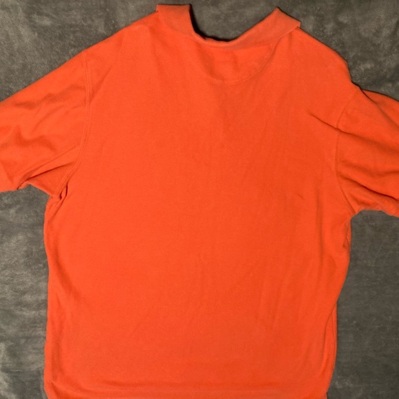 Chaps Orange Polo Style Shirt Button Down - Picture 4 of 4